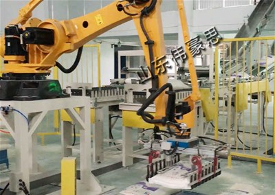 袋料碼垛機器人是如何完成工作流程的？