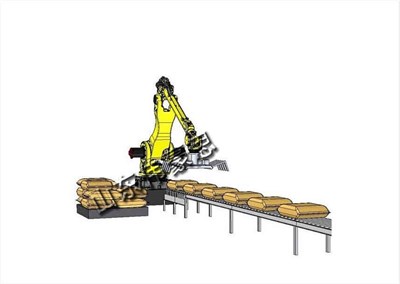 袋式機(jī)械手拆垛機(jī)具有自動(dòng)化程度高、運(yùn)行成本低的特點(diǎn)