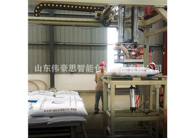 為什么越來越多的企業(yè)選擇滑石粉全自動拆垛機？