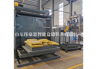 面粉智能拆垛設(shè)備 全自動拆垛機客戶現(xiàn)場