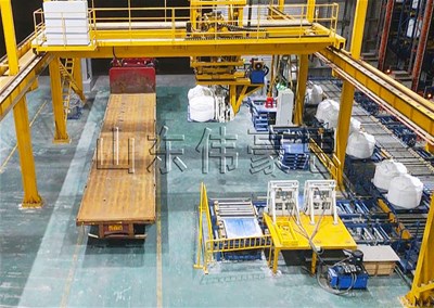 氧化鎂自動(dòng)噸袋裝車機(jī) 全自動(dòng)噸包裝車機(jī)現(xiàn)場
