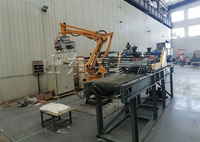 50KG堿粉全自動破袋機(jī) 自動拆包機(jī)器人流程